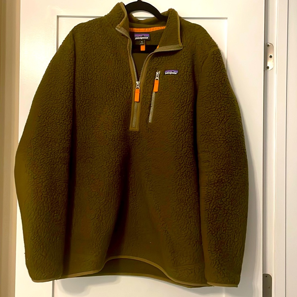 Brown/Green Fuzzy Patagonia